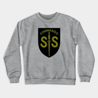 WW2 British Army No2 Commando SAS Badge Crewneck Sweatshirt